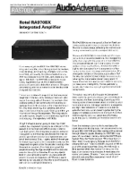 Test-Rotel RA-970BX Audio Adventure 1994 